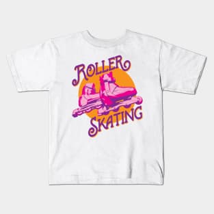 Roller Skating Kids T-Shirt